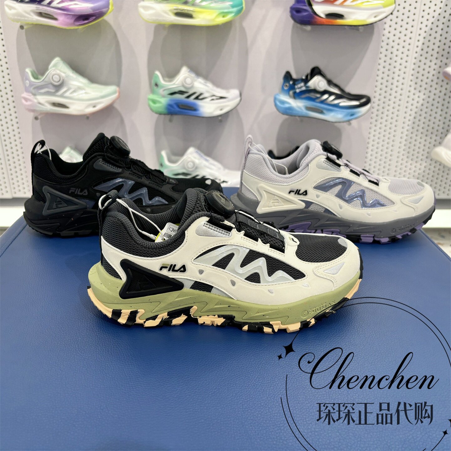 斐乐灵豹鞋男女大童儿童户外鞋