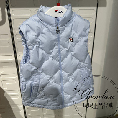 Fila/斐乐冬女小童保暖羽绒马甲