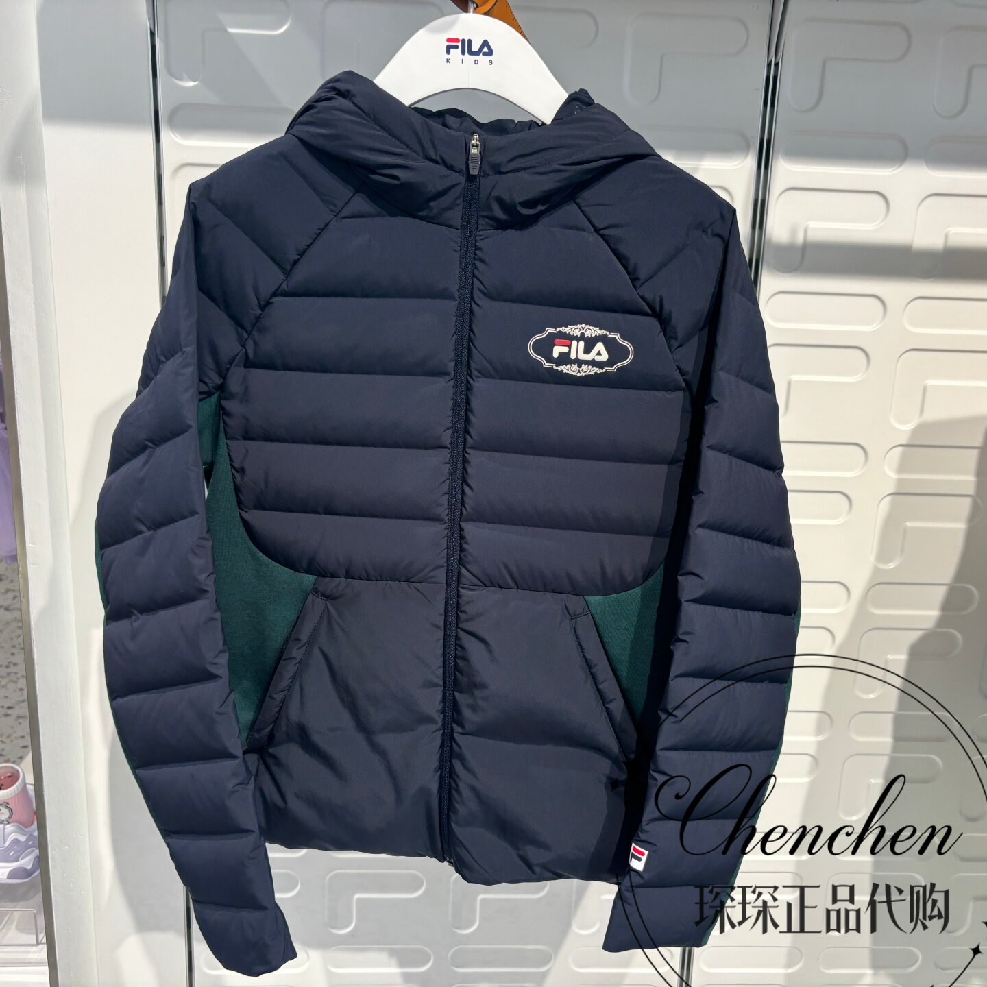 斐乐2026冬男鹅绒运动轻薄羽绒服