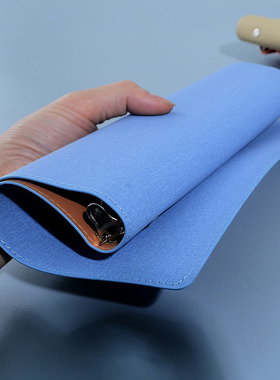 B5软皮活页本外壳A4封皮26孔30孔可拆卸单独活页夹柔软笔记本军绿