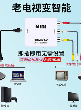 晶华HDMI转AV高清转换器