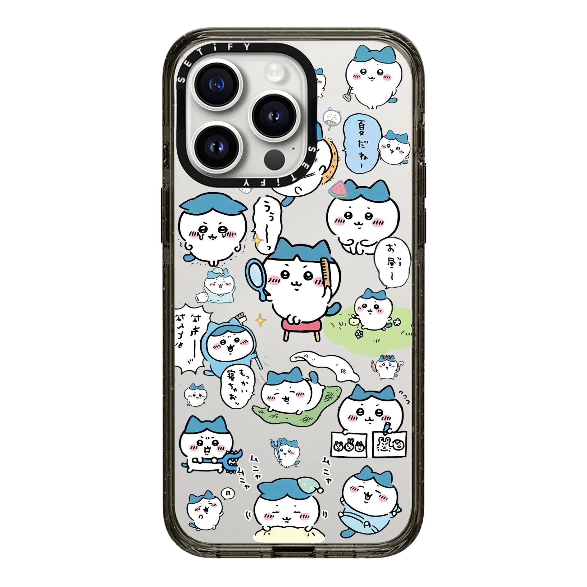 韩国代购CASETiF联名吉伊卡哇满屏小八适用苹果16promax/plus手机壳iphone15pro防摔套14promax保护透明ins13