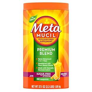 Metamucil Premium Blend, Daily Psyllium Fiber Powder Supp