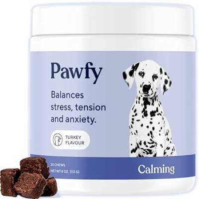 Pawfy dogs Calming Soft Chews | Anxiety | Separation | St