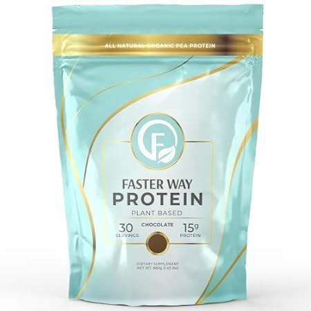 FASTer Way to Fat Loss. Plant-Based Protein Powder Chocol