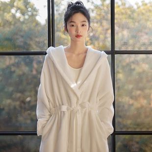 冬季睡袍女秋女款2025年新款高级感女士绝美睡衣加厚加绒保暖浴袍