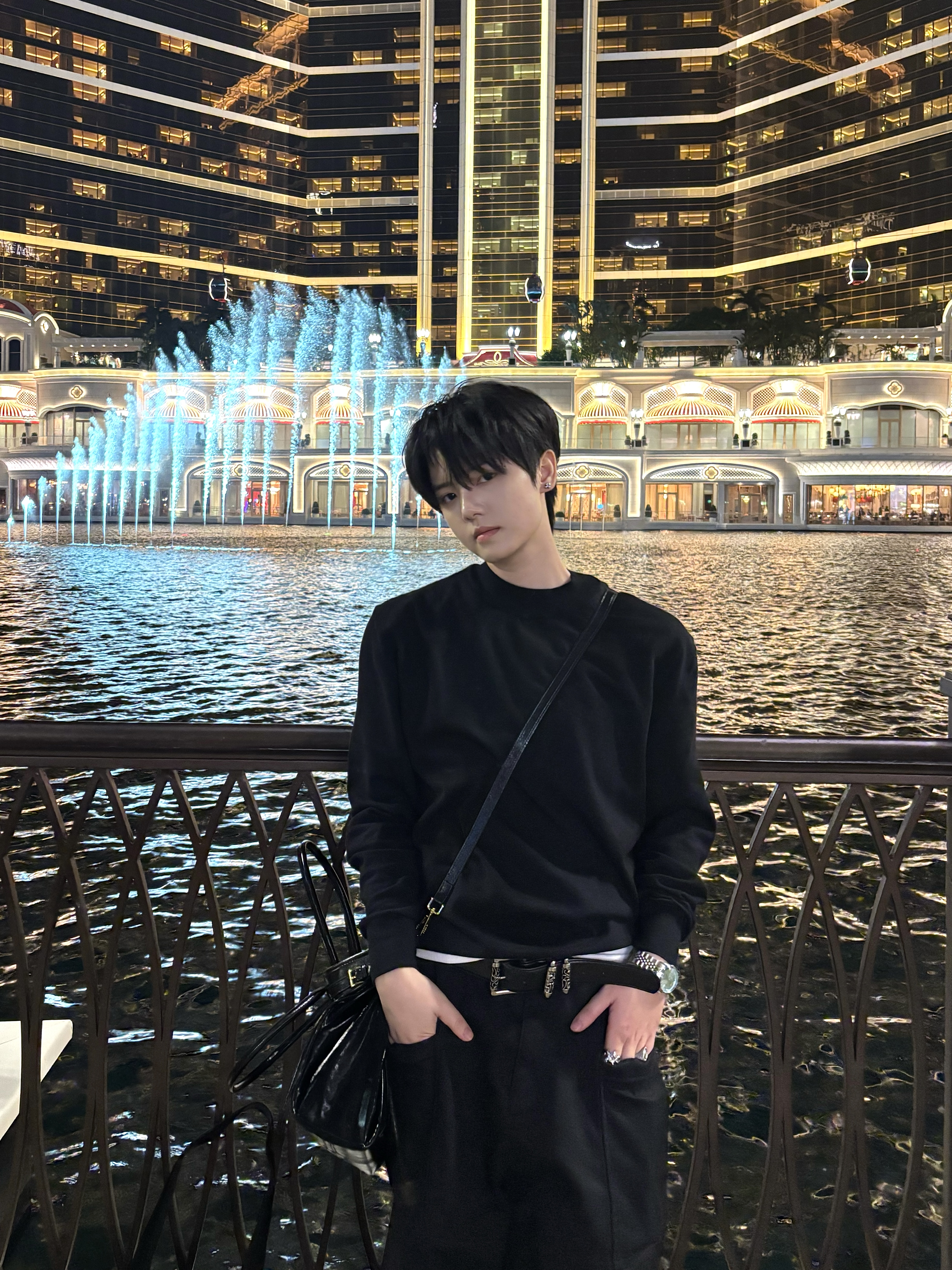 「1012H」法尼澳绒正肩长袖T恤小领口纯色针织tee秋冬男女款休闲