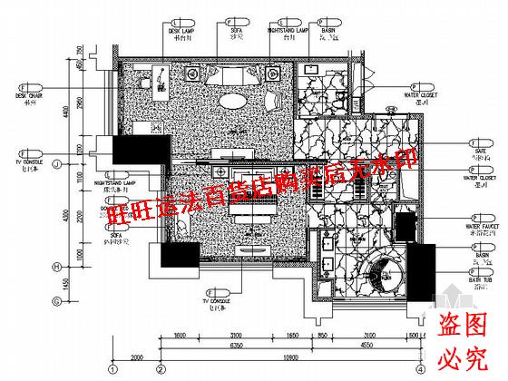 异国情调五星级酒店套房装修施工cad图纸室内设计装修dwg图|ruв категории доставка цветов/цветок моделирования/растения садоводства, садовых принадлежностей, других садовых принадлежностей - от Buy2taobao.com для оказания профессиональной услуги покупки агента Taobao