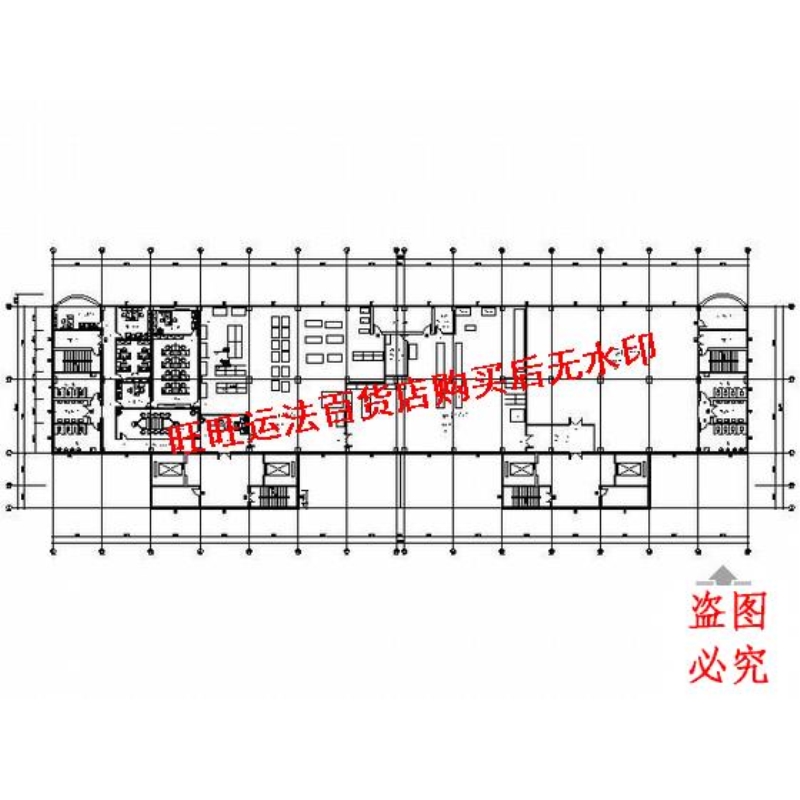 某区厂房内部改造工程cad图纸（含报价）室内设计装修dwg图