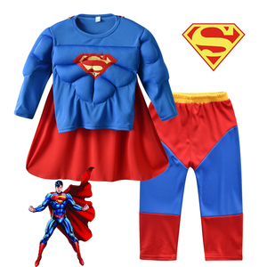男孩儿童超人演出服装肌肉扮演服蝙蝠侠Batman表演服装