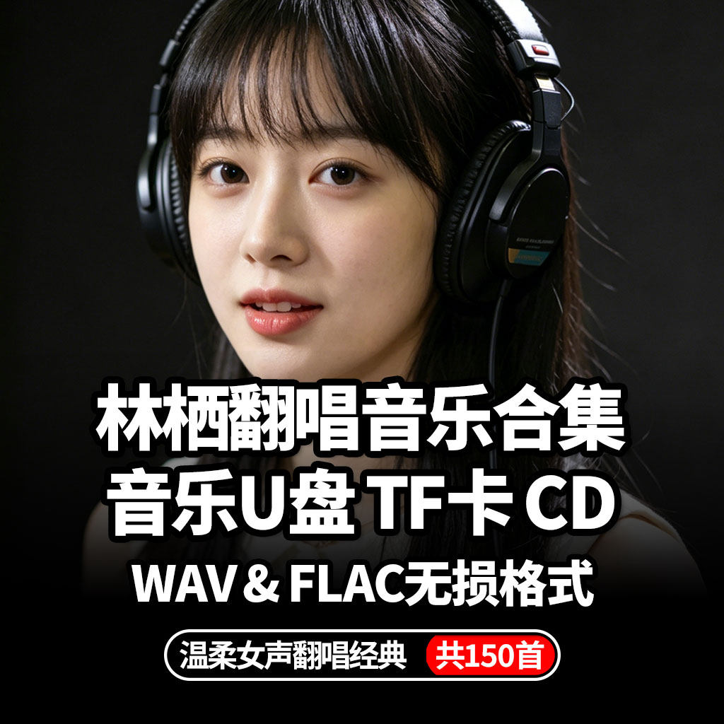 林栖翻唱合集usb车载音乐u盘歌曲cd碟片无损高音质