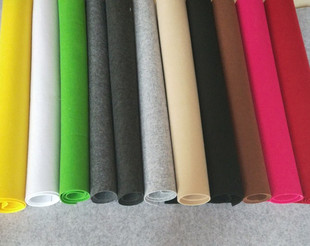 彩色环保毛毡布手工diy不织布羊毛毡子背景桌布桌垫毛毡地毯1-5mm