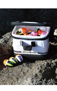 日本钓武者Tsurimusha双面镂空易清洗 硬质收纳浮波袋配件小包