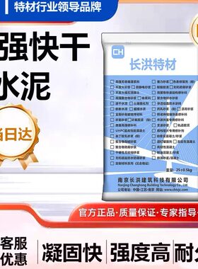 硫铝酸盐早强快干水泥快速凝固防冻防渗高强度修补料微膨胀路面