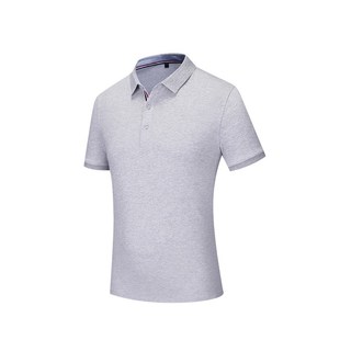 印logo工作服广告活动t恤 企业文化衫 纯色短袖 翻领polo衫 定制男士