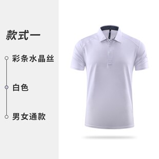 定制高档企业翻领t恤户外运动快干短袖 速干衣Polo衫 工作服印logo
