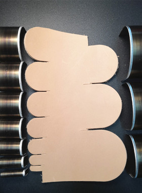 半圆形刀模 手工皮革皮具1/2半圆冲弧形皮带背带尾刀模 日本刀片