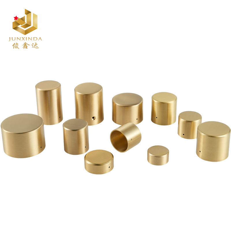 铜脚套黄铜锥形新中式扶手套图片