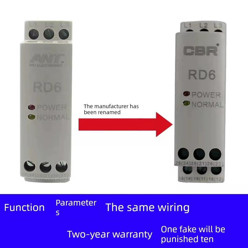 原装正品Rd6相序继电器/相序保护Rd6- g电梯