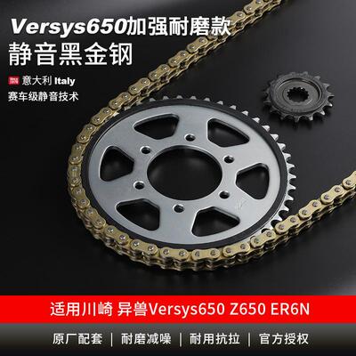 适用川崎异兽Versys650 z650 ninja650大小大齿盘链轮征和油封链