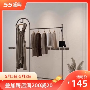 服装 挂衣架 店陈列落地中岛架童装 店铁艺纳米金婚纱礼服展示架女装