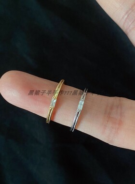 脚戒尾戒关节戒~小尺码铜微镶锆石开口可调节戒环戒指