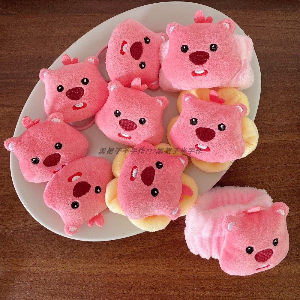 超火的~可爱的海狸loopy毛绒充棉胸针发圈腕带粉色学生少女公仔,饰品/流行首饰/时尚饰品新,发饰,淘宝优惠券,粉丝福利购,淘宝优惠卷