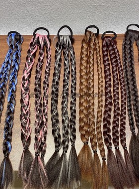 2个装！新款甜酷拳击辫假发千禧辣妹风发饰给发量少手残党的姐妹