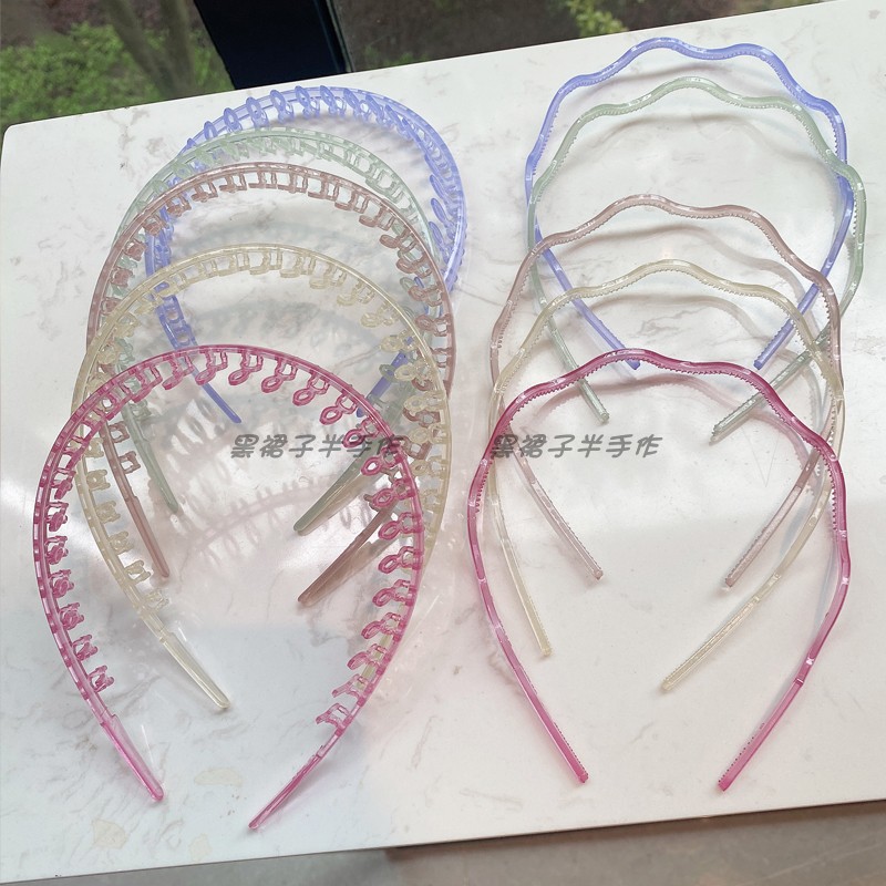 不易断发箍超细波浪头扣