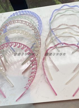 不易断发箍超细波浪头扣