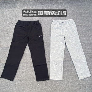 Nike/耐克 男子冬季运动休闲宽松直筒针织加绒保暖长裤916274-010