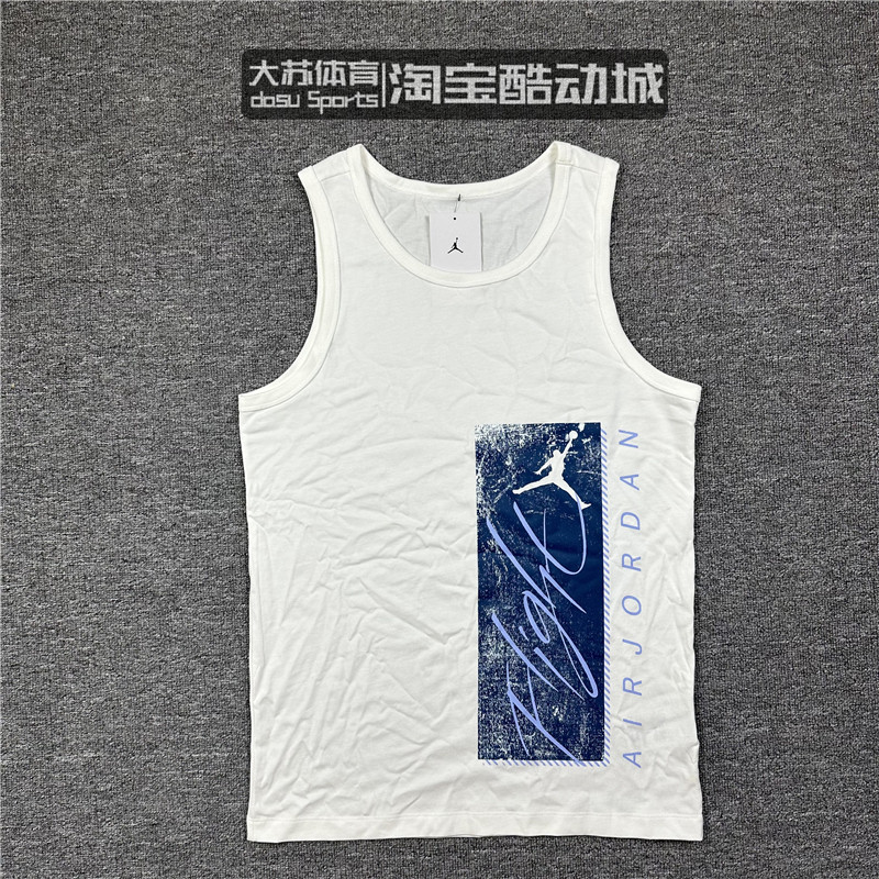 Nike/耐克 AJ男子夏季篮球运动训练健身无袖T恤背心 FJ2084-100