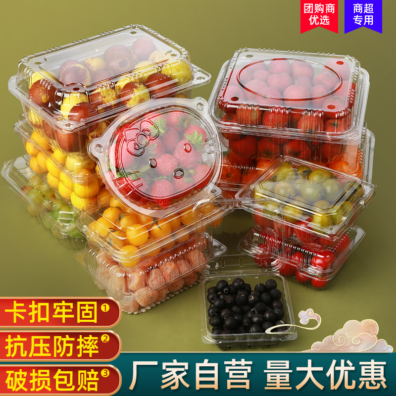 一次性果蔬500克草莓1斤保鲜盒