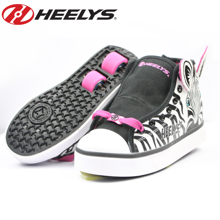 美國新款HEELYS雙輪薄款 女童時尚斑馬pu轱辘夏季學生輪子暴走鞋在類目 運動/瑜伽/健身/球迷用品, 輪滑/滑板/極限運動, 暴走鞋中 - 來自Buy2taobao.com提供專業的淘寶代購服務