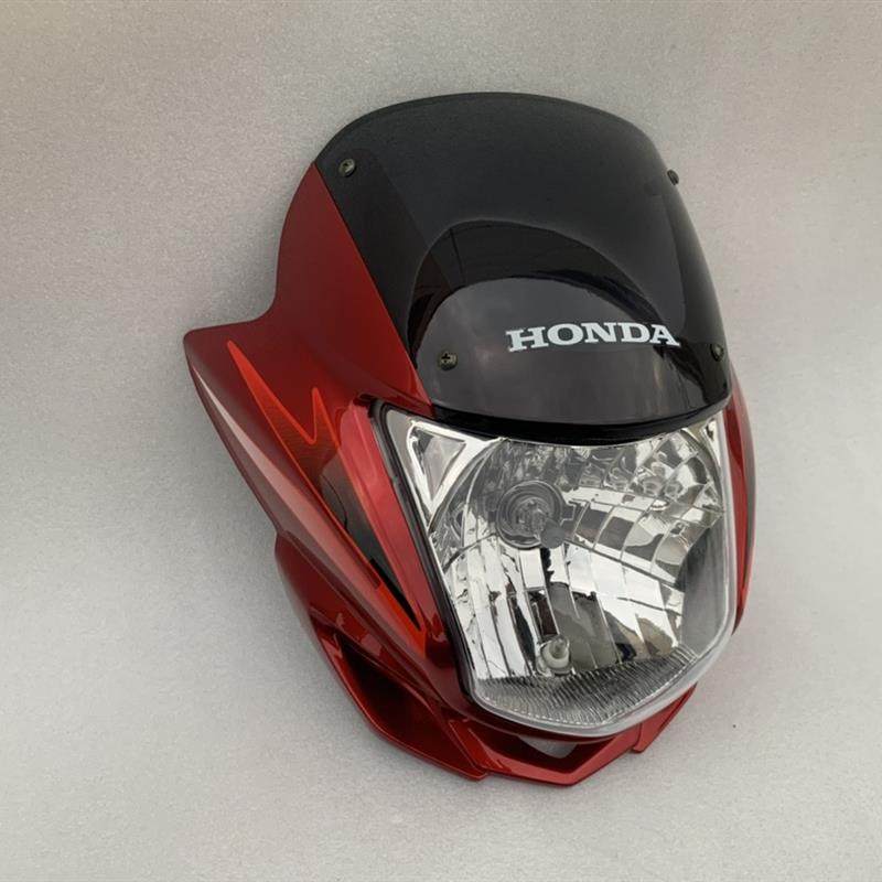 适用于五羊本田摩托车配件WH125-B锋翼摩托车大灯总成导流罩