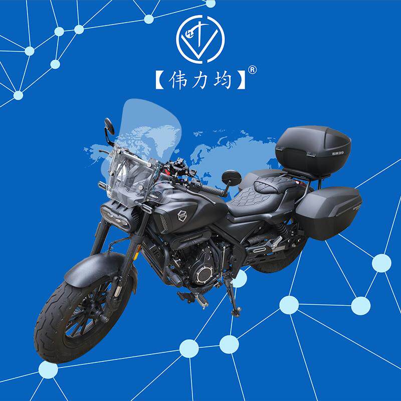 适用新款于隆鑫无极CU525夏德边箱架LX500-3ASHAD边包原车改装