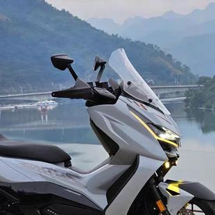 天飞仕适用于升仕368D风挡改装加高风挡前挡风加宽配件挡雨板风镜