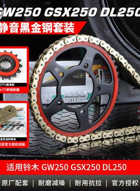 适铃木GW250GSX250RDL250大齿盘改装静音炼轮大小飞征和油封炼条