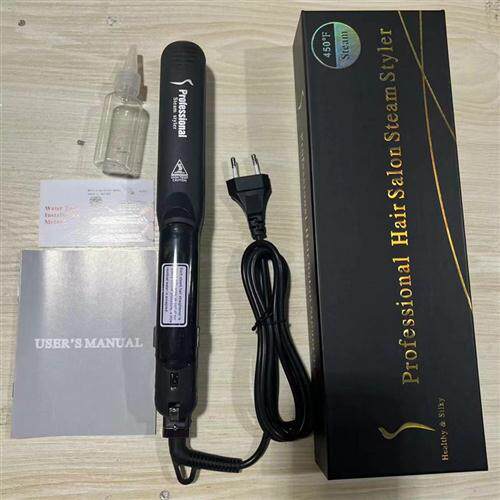 新款跨境蒸汽直发夹板护发陶瓷蒸汽电夹板外贸爆款直发器卷直两用