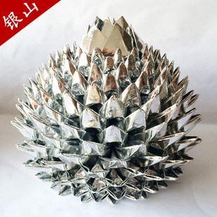 纯手工金银纸折金山银山般若莲花金座九品莲花元宝寺庙祈福观音节