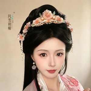 风雪初晴  云间粉黛系列发簪气质手工簪子明制古风宋制