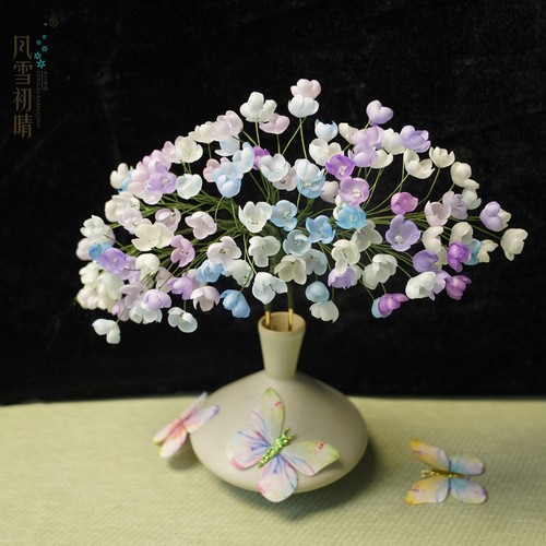 风雪初晴  满天星发钗汉服明星同款复古超仙纯手工刘亦菲明星同款