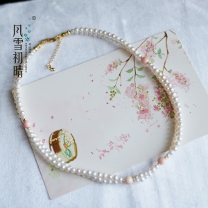风雪初晴  清婉璎珞吊坠手工汉服百搭饰品古风配饰日常
