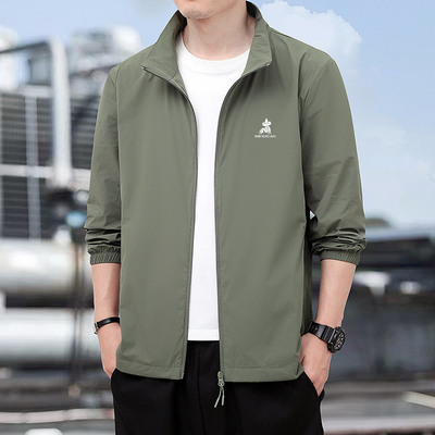 稻草人冰丝防晒衣男防紫外线风衣