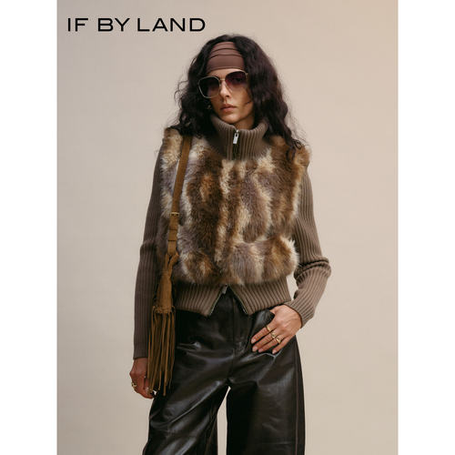 if by land 设计师品牌26秋季新品复古花可拆卸袖子仿外套