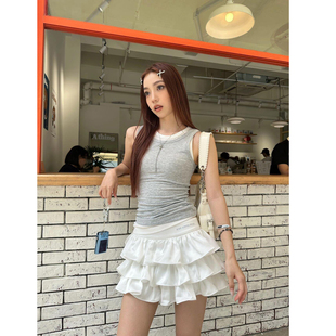 ANN ANDELMAN官方直营芭蕾风蛋糕裙半身短裙女高腰 李娜炅同款