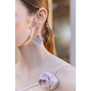 Wardrobes by chen25AW 高奢锆石满钻镂空耳饰宴会耳饰合集