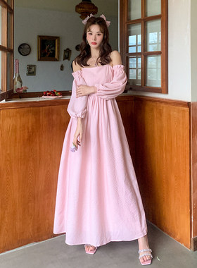 SisterJane粉色甜美风连衣裙