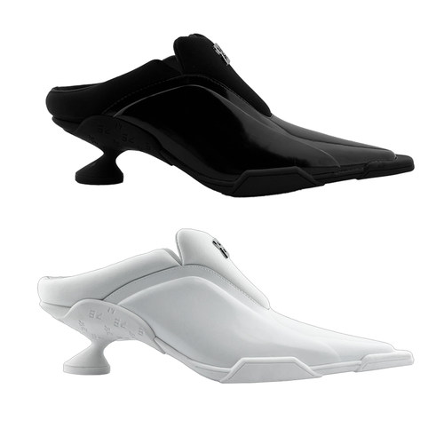 弹力靴高跟鞋EMPTYBEHAVIOR