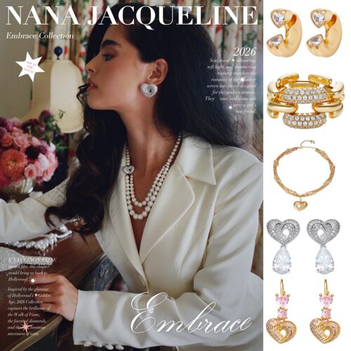 Nana Jacqueline 《Born to Shine》爱心项链戒指耳环饰品